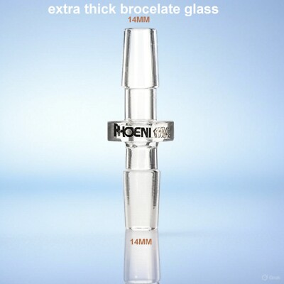 Phoenix  14mm male To 14mm Male Glass Adapter Connector EXTRA EXTRA THICK 2025 