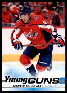 Martin Fehervary 2019-20 Upper Deck Young Guns RC #236 Washington Capitals