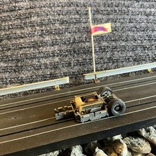 Tyco Ho Slot Car Plastic Pan Chassis Only, Not Running For Parts
