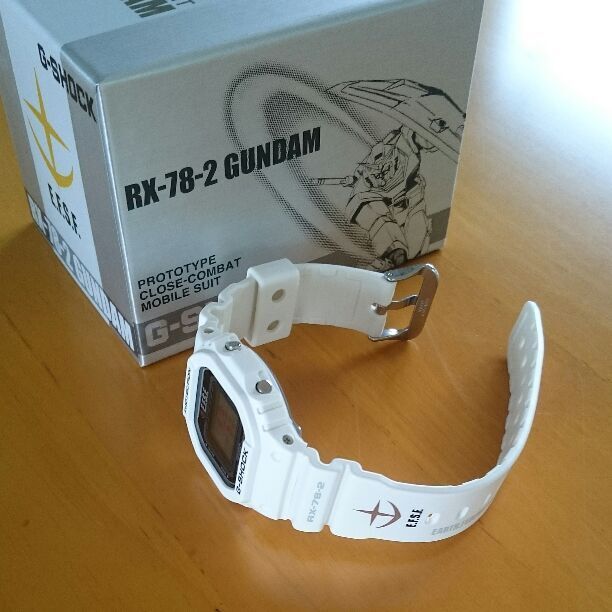 Casio G-Shock RX-78-2 Gundam 30th Anniversary DW-5600VT EMS Casio G-Shock RX-78-2 Gundam 30th Anniversary DW-5600VT EMS