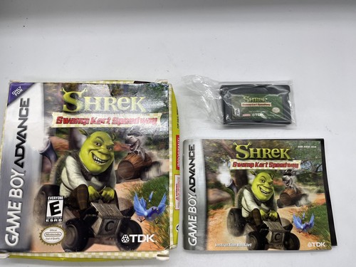 SHREK SWAMP KART SPEEDWAY GAME BOY ADVANCE COMPLETE - Picture 5 of 8