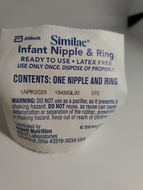 infant nipple and ring similac