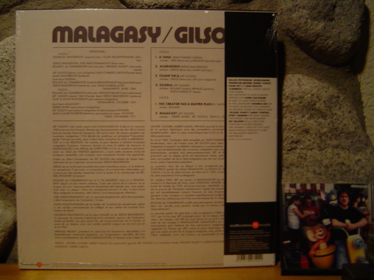 GILSON&frasl;MALAGASY Malagasy LP&frasl;1969-'71 France&frasl;Free Jazz&frasl;Jef Gilson&frasl;Pharoah  Sanders
