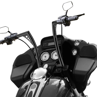 TCMT Ape Hanger Handlebar For Harley Sportster 883 1200 FLST - 10 To 18 Inch Rise