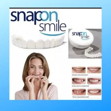 1 Set Snap On Veneers – Top & Bottom Temporary Teeth for Cosmetic Smile