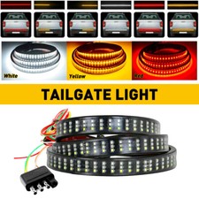 48" Truck Tailgate Strip LED Sequential Turn Signal Brake Tail Reverse Light Bar