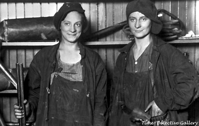 Two Women Moonshiners / Bootleggers - 1920s - Historic Photo Print