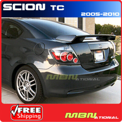 05-10 Scion Tc Rear Trunk Downforce Spoiler Painted 1E7 SILVER STREAK MET