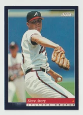 1994 Score Baseball #166 Steve Avery - Atlanta Braves