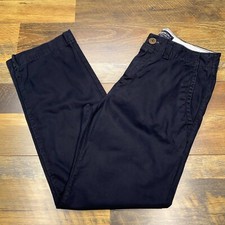 American Eagle Mens Original Straight Navy 26x28 Flat Front Chino Pants