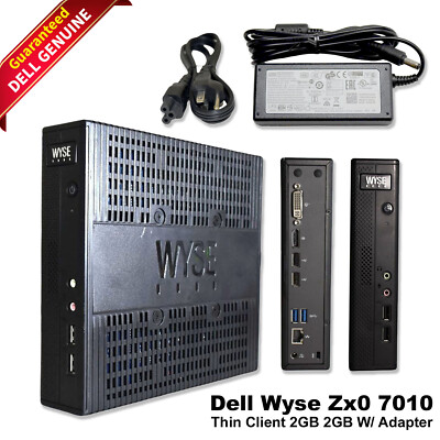 Dell Zx0_7010 Thin Client AMD G-T56N 1.65 GHz 2 GB 2 GB SSD OS SUSE Linux 909690