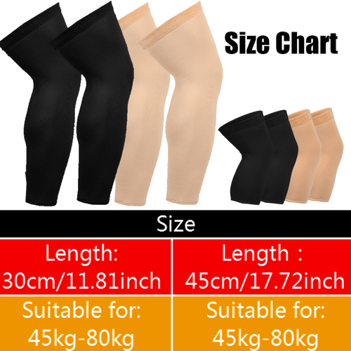 Pairs Compression Socks Knee High Support Stockings Leg Thigh Sleeve Men Women - Picture 2 of 14