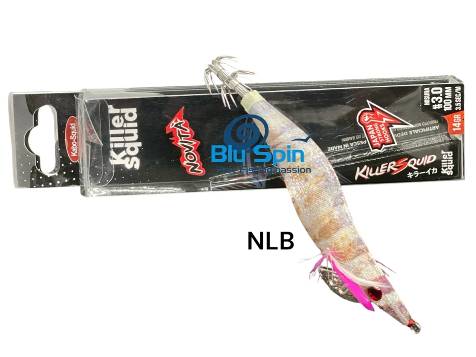 SEPPIARA JATSUI KABO KILLER SQUID ULTIMATE SQUID JIG EGI 3.0 14g COL: NLB