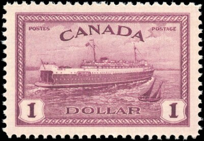 ERICさま Canada Mint H VF $1.00 Scott #273 1946 Train Ferry Issue Stamp | eBay