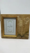 Cheri Blum 'Beauty in Full Bloom Style Gold Finish Photo Frame Desktop Wall 3x5