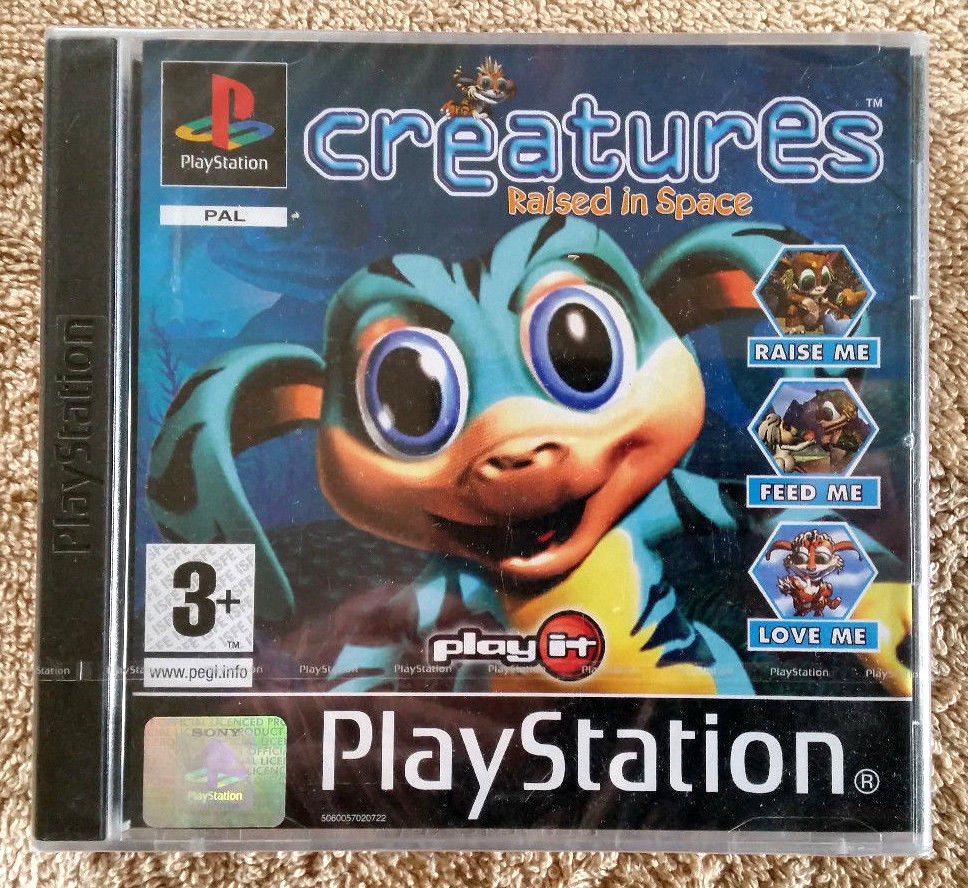 Creatures Raised in space PS1 / neuf blister . Full fr . sans defaut