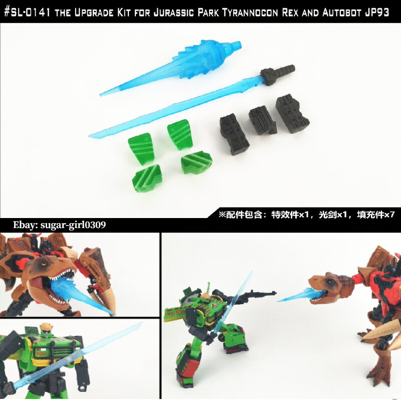 Shockwave Lab SL-141 Upgrade Kit For Jurasic Tyrannocon And JP93