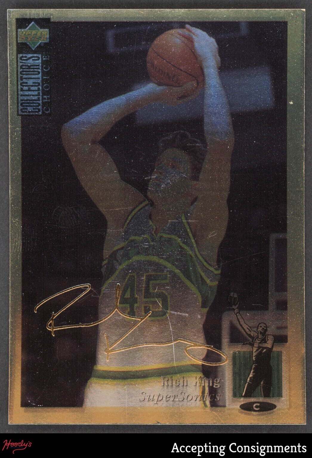 1994-95 Collector's Choice Gold Signature #161 Rich King CELTICS