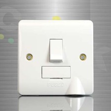 Click Mode 31A Fused Switched Connection Unit with Flex Outlet (Bottom Outlet)