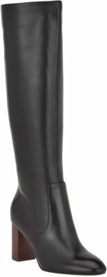 Nine West Women's OTTON Knee High Boot | Black 001 | 8.5M