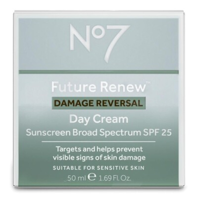 #ad No7 Future Renew Damage Reversal Day Cream SPF 25 1.69 oz Exp. 09 25 $14.98