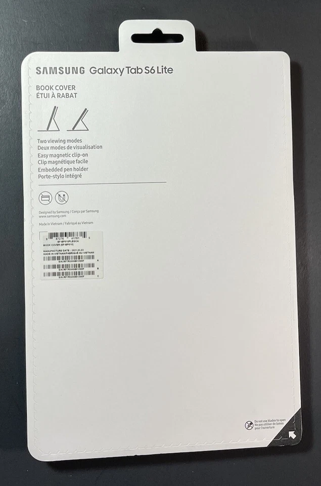 Funda Libro Oficial Samsung para Galaxy Tab S6 Lite [AZUL] NUEVA Foto 2 de 4