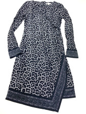 MICHAEL Michael Kors Animal Print Houndstooth Pattern Dress Size M Women's