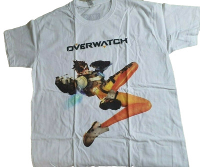 Overwatch Tracer T-shirt White Blizzard Original Merchandise New Size M