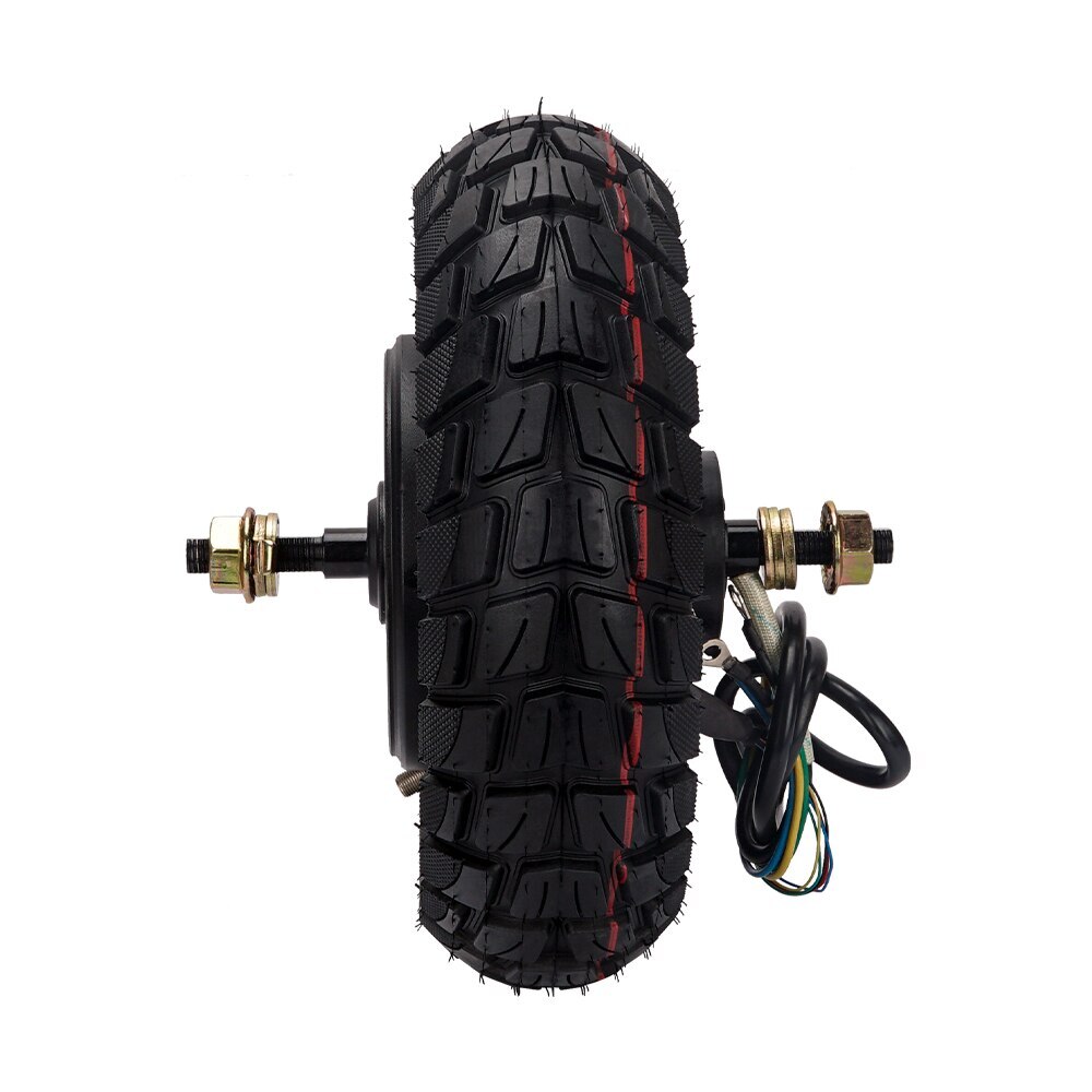10“ 52V60V 1600W3000W Hub Motor Scooter Tire 80/65-6 Rear Wheel E-bike