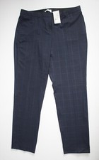 HUGO BOSS TITANA6 MIDNIGHT FANTASY WOOL BLEND SLIM FIT PANTS US14