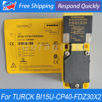 20-250VAC 15mm Photoelectric Inductive Sensor  For TURCK BI15U-CP40-FDZ30X2