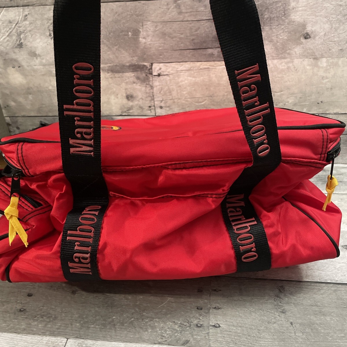 Vintage 1990's Marlboro Team Duffle Bag Cooler Adventure