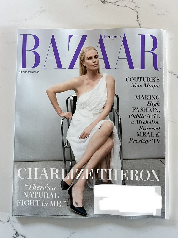HARPER’S BAZAAR MAGAZINE- USA- OCTOBER 2022 - CHARLIZE THERON - BRAND NEW