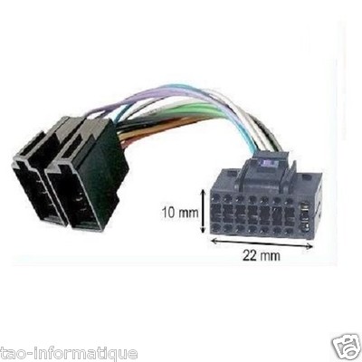 Kabel Iso für Autoradio JVC KD-R901 KD-R911 KD-R921BT KD-R951 KD-R971BT