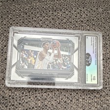 Panini 2023 Prizm Draft Picks Victor Wembanyama Rookie #2 Triple 777 Graded 10