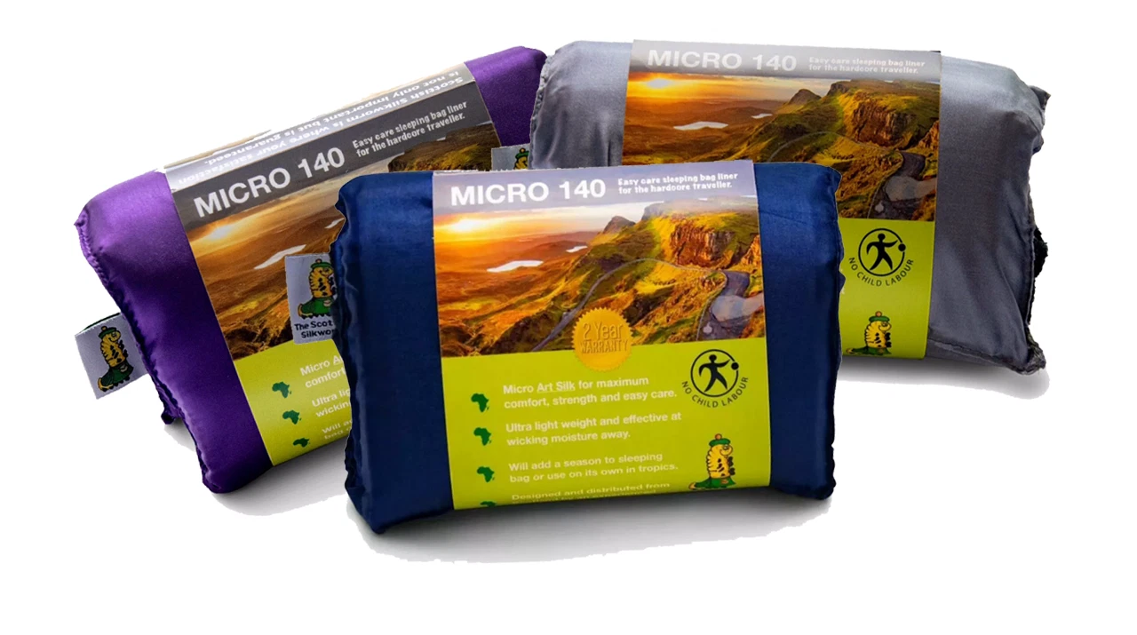 Sleeping Bag Liner (Camping Backpacking Hostel hotel - Scottish Silkworm
Opens in a new window or ta