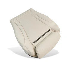 Driver Side Bottom Leather Seat Cover Tan For 2015-2021 Mercedes Benz C Class