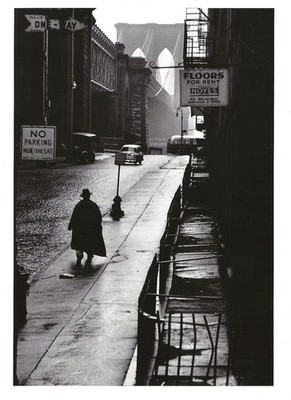 Postcard Erich Hartmann ''Brooklyn Bridge, Lower East Side, NYC'' 1950s MINT