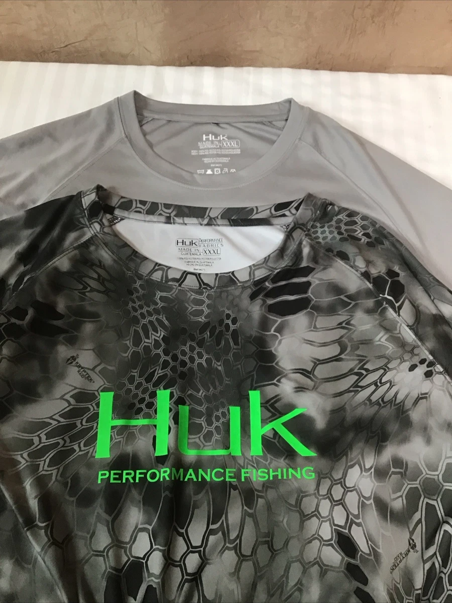 T-shirt de pêche à manches longues HUK Performance Fishing UV-50 : Protection solaire essentielle pour les pêcheurs en été - 01 / XS
