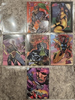1997 Marvel vs. Wildstorm Comics NEAR COMPLETE 75 (of 90) BASE CARD SET #1-90 NM