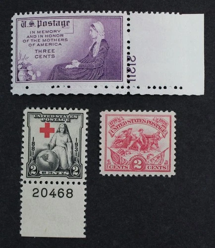 CKStamps: US Stamps Collection Scott#629 702 737 Mint NH OG