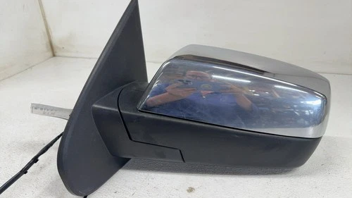 14 CHEVY SILVERADO 1500 Driver Door Mirror Power W/o Turn Signals Chrome