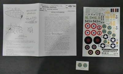 1/48 Carpena #48/14 ''Spitfire Exotics''