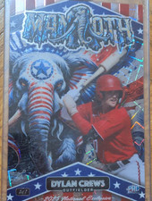 Wild Card Mammoth Dylan Crews Illumination Dino-Might 1/1 Baseball 2025