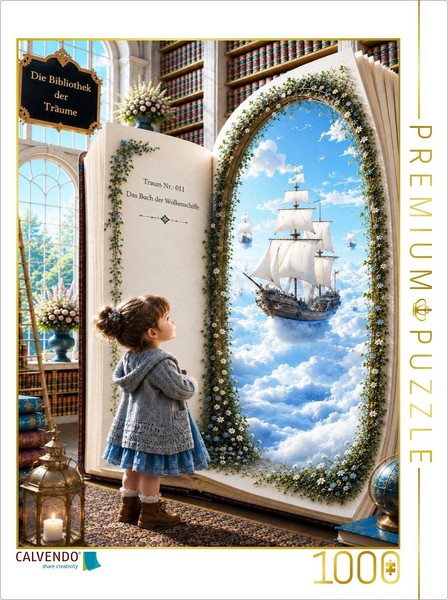 Calvendo Puzzle The Sky Ship | 1000 Pieces, Finished Size 25.2 × 18.9 In (64 × 4-image