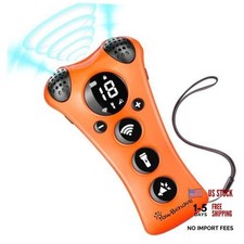 Adjustable Ultrasonic Dog Trainer World's First Variable Frequency Orange