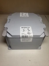 KRALOY 278304 JBX664 PVC JBX Electrical Junction Box/Enclosure 6X6X4