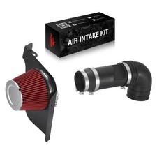 Cold Air Intake Kit For 2004-2007 Cadillac Cts-v V8 Polished Pipe Red Filter