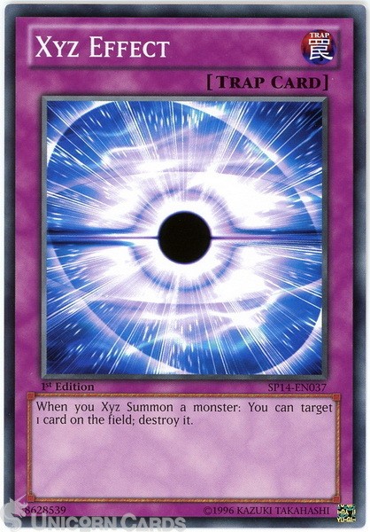 SP14-EN037 Xyz Effect : Common 1st Edition Mint YuGiOh Card