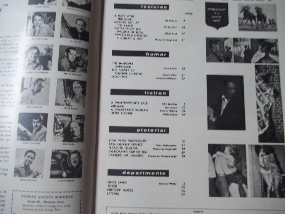 Nugget Vol. 2 #8, SEPTEMBER 1957, BRIGITTE BARDOT,DUKE ELLINGTON,TINA LOUISE - Image 4 of 4